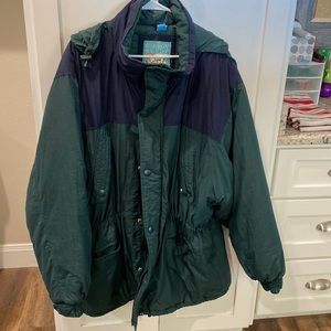 Mens Canyon Guide Outfitters green insulated coat Sz 2X